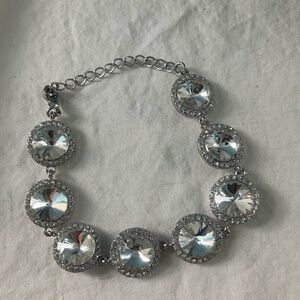 Silver Crystal Bracelet